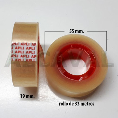 Celo económico, cinta adhesiva, 19 mm x 33 mts Q-Connect