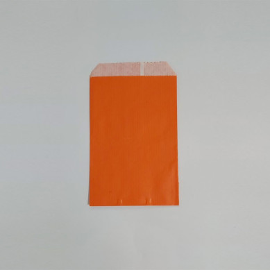 Bolsitas de papel de color naranja para bisutería y complementos