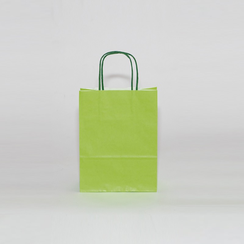 Bolsa de verde pistacho, asa claro muy bonita