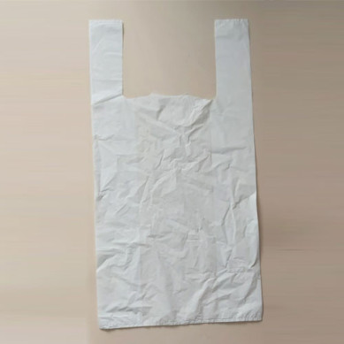 bolsa plastico reciclado con asa de camiseta
