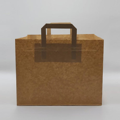 Bolsas de papel takeaway comida para llevar